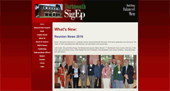 Desktop Screenshot of dartmouthsigep.com